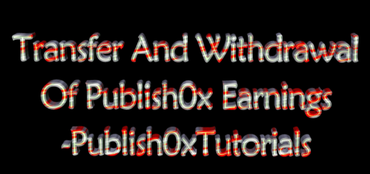 Publish0xTutorials - Transfer And Withdrawal Of Publish0x Earnings
