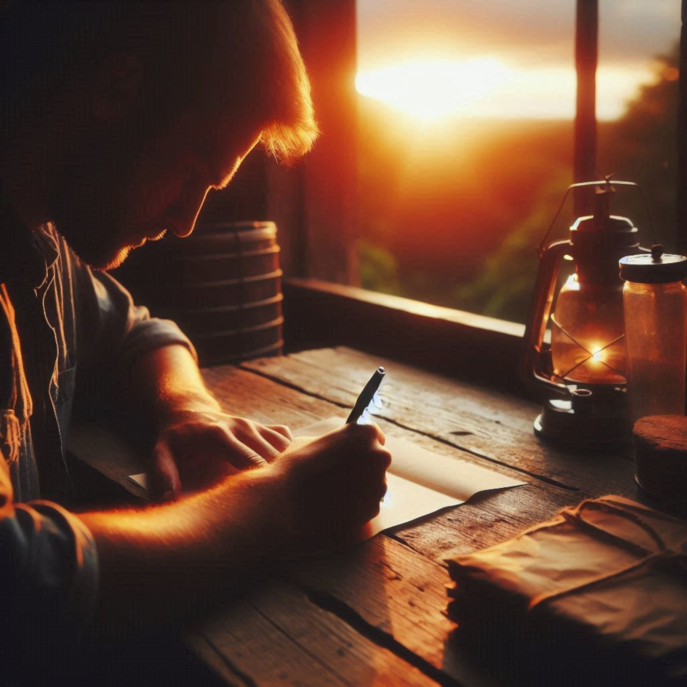 I write these words (dark version)